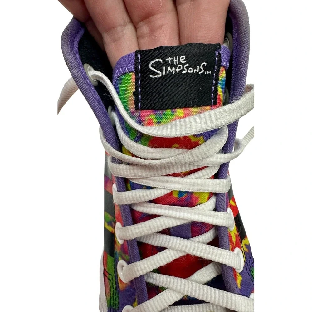 Rare Adidas Originals Nizza Hi RF J‎ Youth 5 Lisa Simpson Sneakers GZ1786